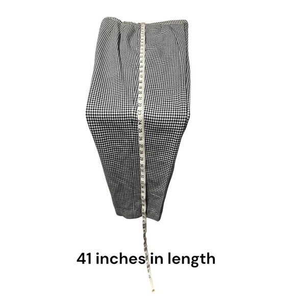Pendleton Womens Classic Wool Houndstooth Trousers Size 8 Black & White - Picture 7 of 10